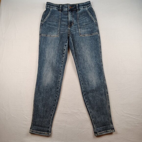 Judy Blue Denim - Judy Blue Jogger Denim Jeans Womens 5/27 High Waist Pocket Stretchy